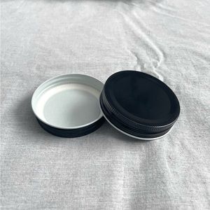30pk Mason Jar Lids Black Regular Mouth Leak-Proof Food Safe